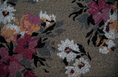 Load image into Gallery viewer, Blossom Floral Grey Coir Mat