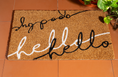 Load image into Gallery viewer, Hello Goodbye Reversible Coir Mat