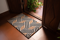 Load image into Gallery viewer, Monochrome Black & White Coir Mat