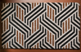 Load image into Gallery viewer, Monochrome Black & White Coir Mat