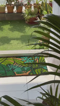 Load and play video in Gallery viewer, Tropical coir doormat
