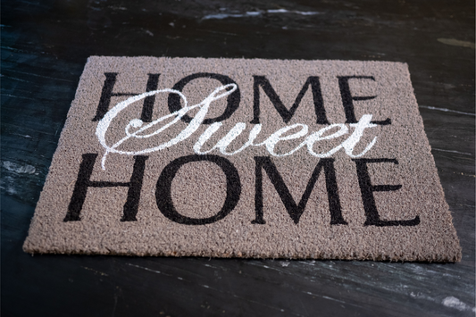 Home Sweet Home Printed Coir Doormat