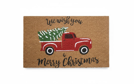 Christmas Truck Doormat
