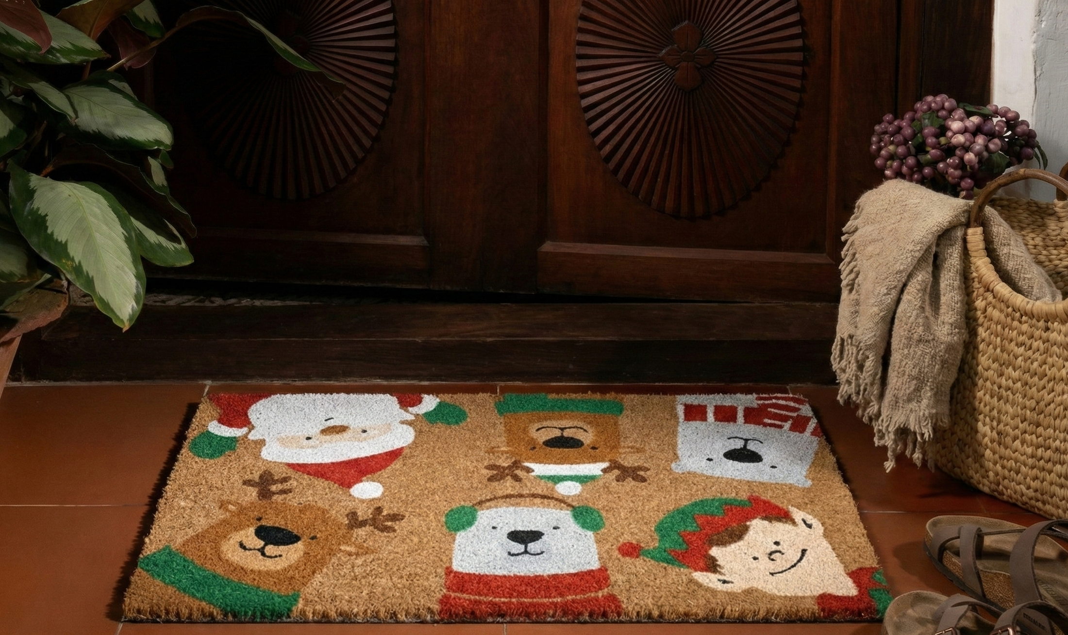 The Christmas Friends Doormat