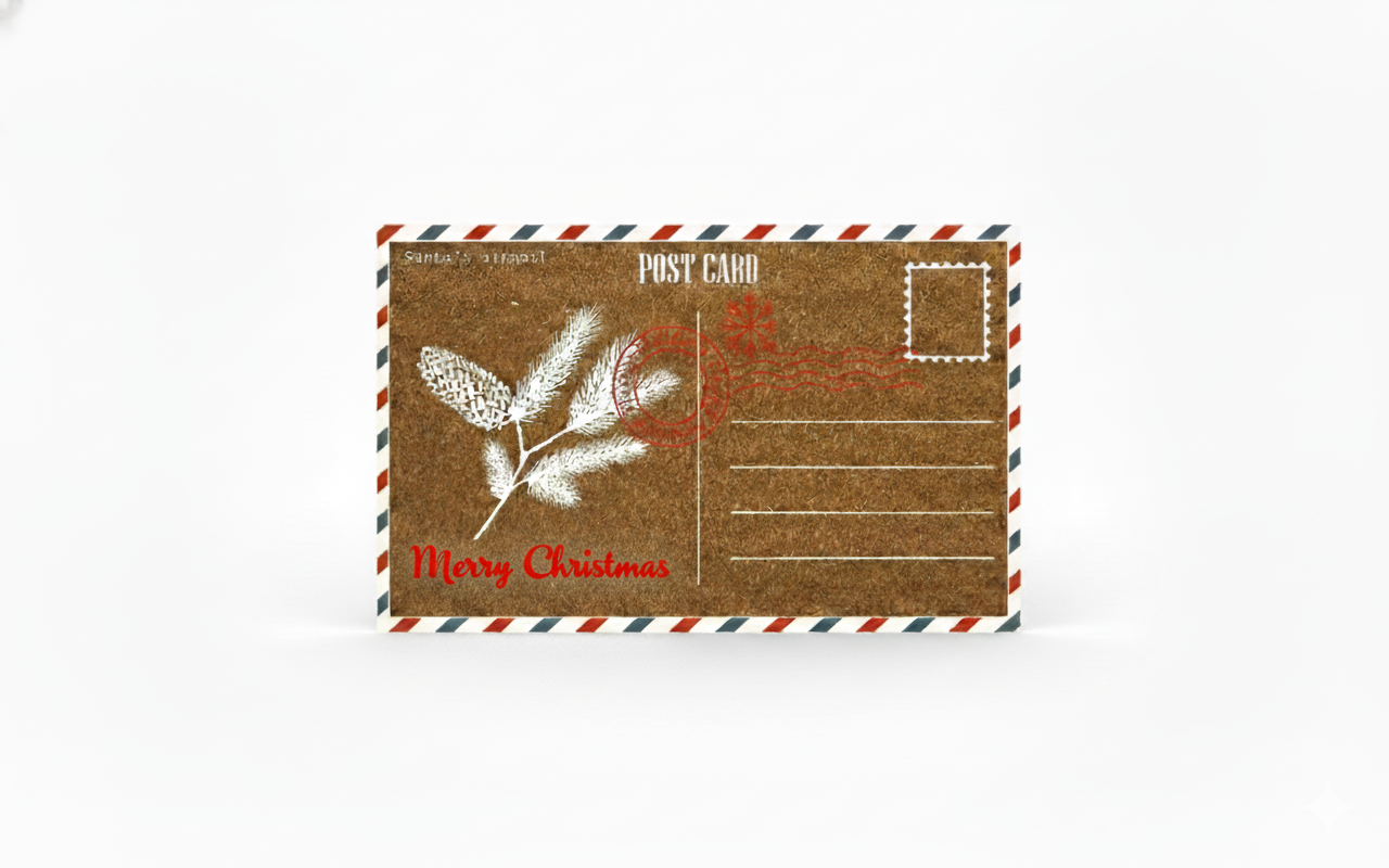 The Christmas Postcard Doormat