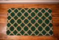Load image into Gallery viewer, Moroccan Quatrefoil Printed Coir Doormat
